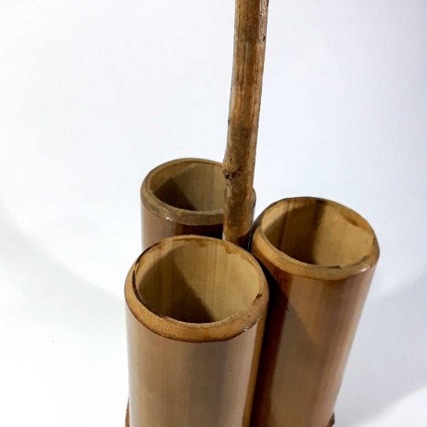 lapicera de bambu para escritorio - artesanias mexicanas