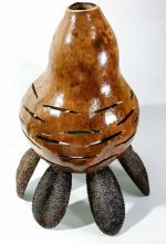 artesania de venta en linea, lampara de calabazo para mesa o buro